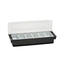 Dispensador Condimentos 6 Compartimentos 49,5x15,7x9 Negro PS Garcia De Pou