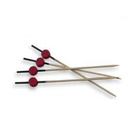 Picks "Rojo y Negro" 12 cms Natural Bambu Paq-100 Garcia de Pou