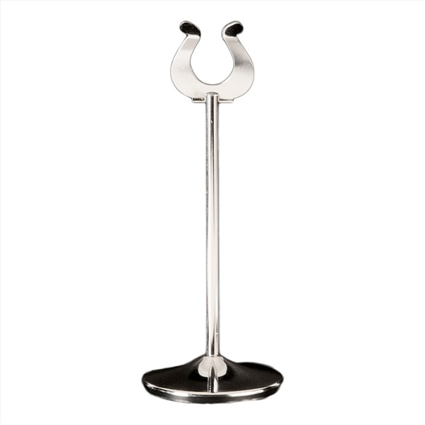 Atril Numeracion Sobremesa 19,5 Cms Plateado Inox Garcia De Pou