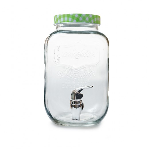 Dispensador Bebidas 4 Lts "Waki Glass" 15,5x25 Cms Transparente Cristal Garcia de Pou