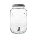 Dispensador Bebidas 8 Lts "Waki Glass" 19,5x31 Cms Transparente Cristal Garcia de Pou