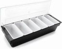 Contenedor Alimentos c/tapa 50x16x9 6 Cavidades Lacor