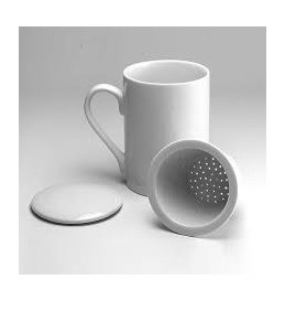 Tisana 17 ctl  C/Tapa y Filtro Porcelana