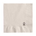 Servilleta 39x39 Ecolabel 2 Capas Natural Tissue Reciclado Paq-100 Garcia De Pou