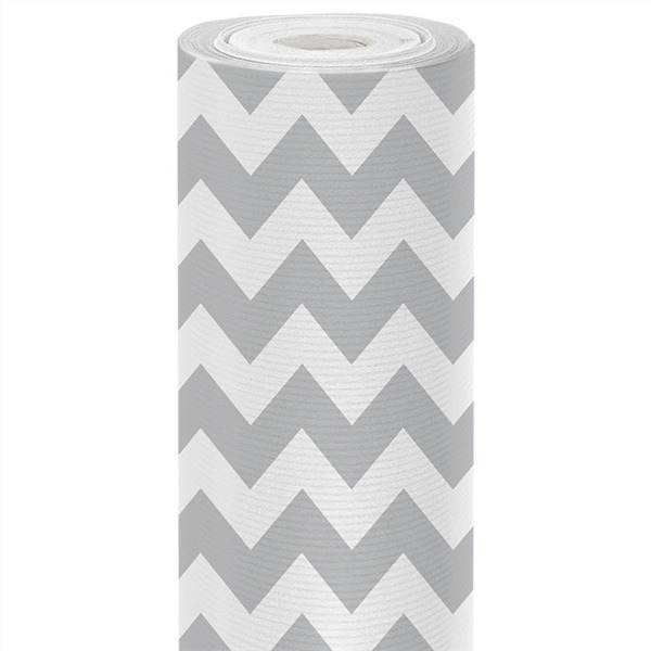 Rollo Papel 0,70x50 ZIG-ZAG Plata Celulosa Blanca Verjurada Garcia De Pou