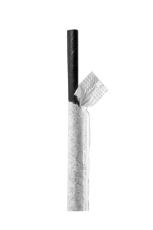 Pajita Negra 20 Cms Paq-250 Garcia De Pou
