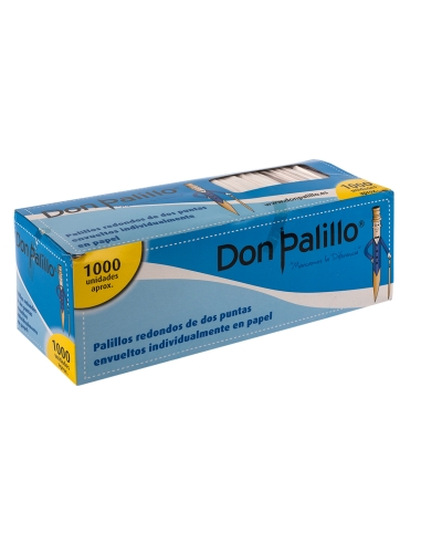 Palillos Envueltos Papel Redondo 1000 Uds.