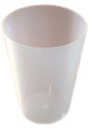 Vaso Sidra 600 Cc Pp Paq-25 Traslucido