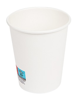 Vaso 240 Ml Bebidas Calientes 1 Pared Blanco Paq-50 Garcia De Pou