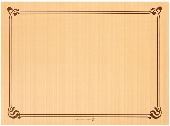 Mantelin Snack 43x31 Caramelo Paq-500 Garcia De Pou
