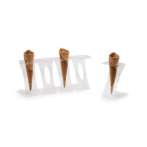 Expositor Helado 1 Cono Transparante