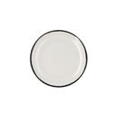 Plato 24 Cms Porcelana Vital Filo Ariane