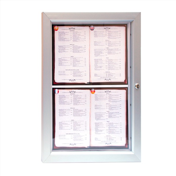 Porta Menu Luminoso 4xDIN-A4 Garcia de Pou