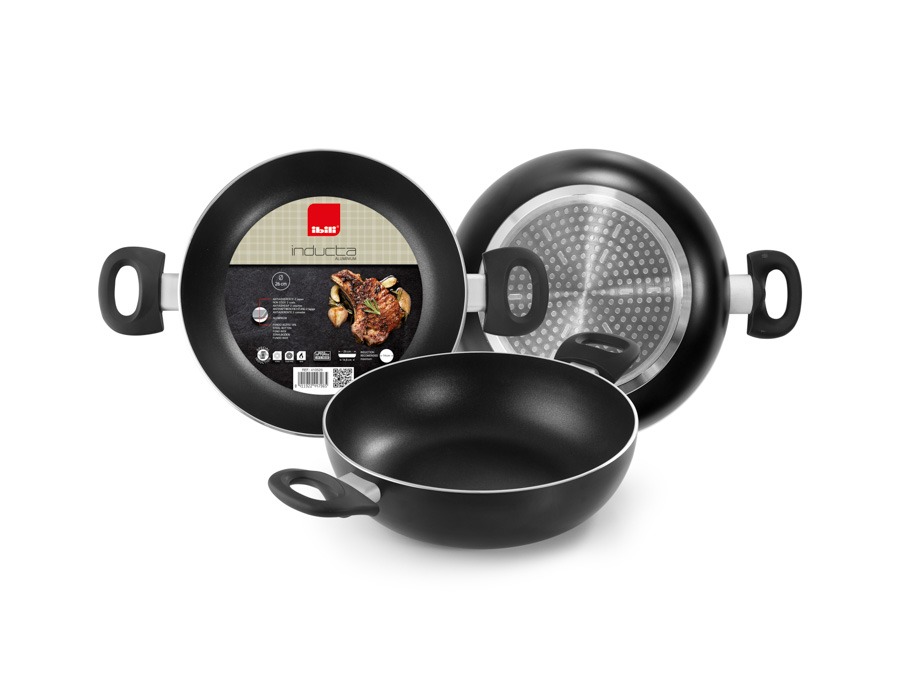 Sarten Honda con Asas Aluminio Inducta Ibili