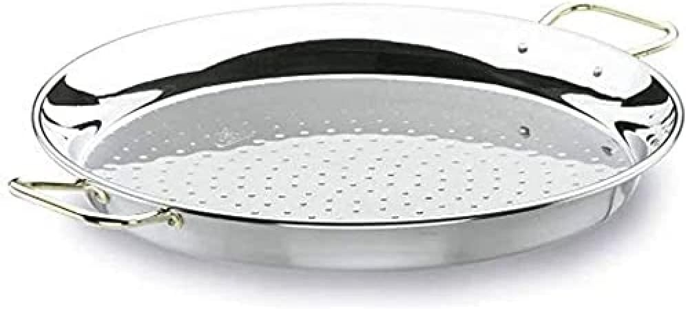 Paellera Valenciana 38Ø,8 Raciones Inox Lacor