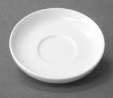 Platillo Whiteware Blanco Ascot
