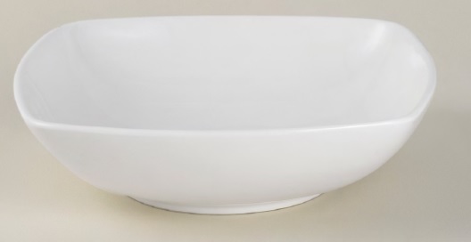 Bol Cuadrado Porcelana 14x14x4,8 Essential