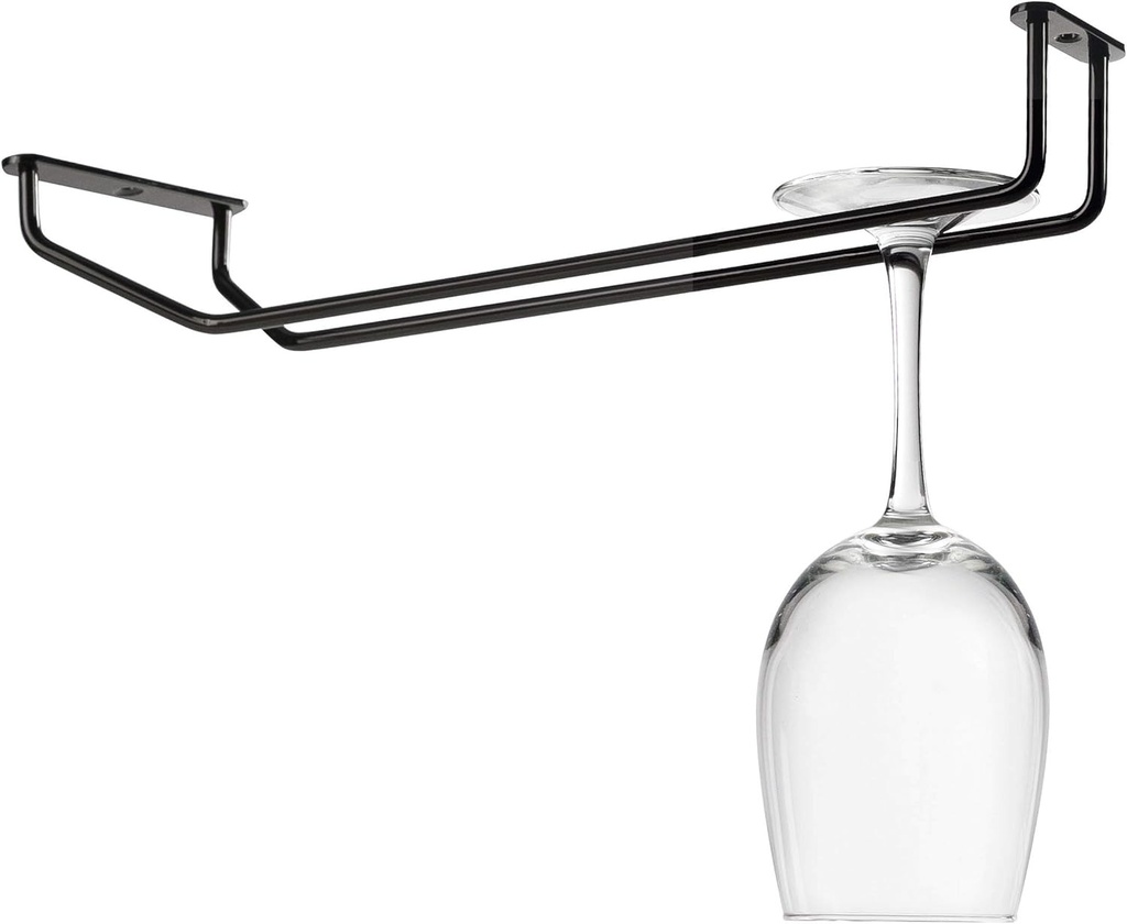 Soporte de Copas BLACK Techo Hierro Cromado Lacor