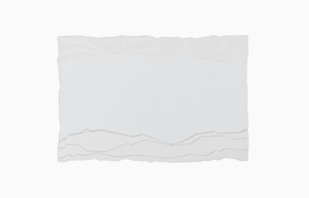 Plato Rectangular Terra Costa Verde