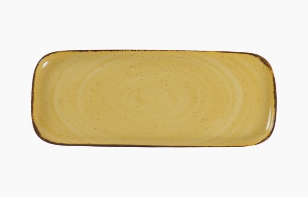 Plato Rectangular Rustico Costa Verde