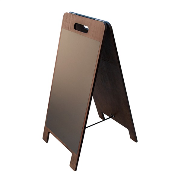 Pizarra Angulo 2 Caras Magneticas 38x45x78 Negro Madera Garcia de Pou