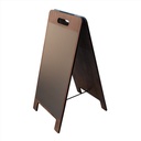Pizarra Angulo 2 Caras Magneticas 38x45x78 Negro Madera Garcia de Pou