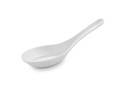 Cuchara de aperitivo 145 x 45 mm melamina en blanco Pujadas