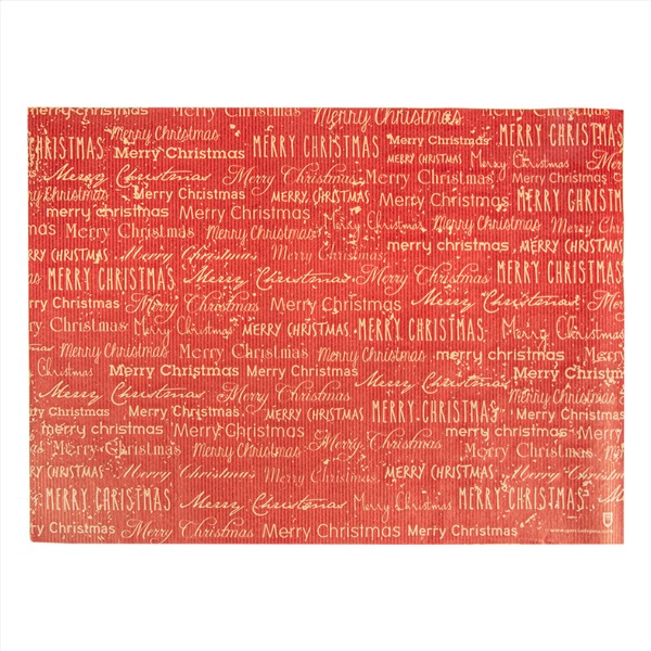 Mantelin 31x43 "Merry Christmas" Kraft Verjurado Paq-500 60 g/m2 Garcia de Pou