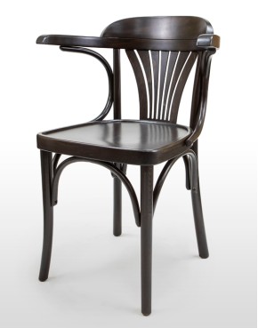 Sillon Madera Haya Barnizada Nogal