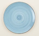 Plato Llano 30,5 cms Craft Vision Blue