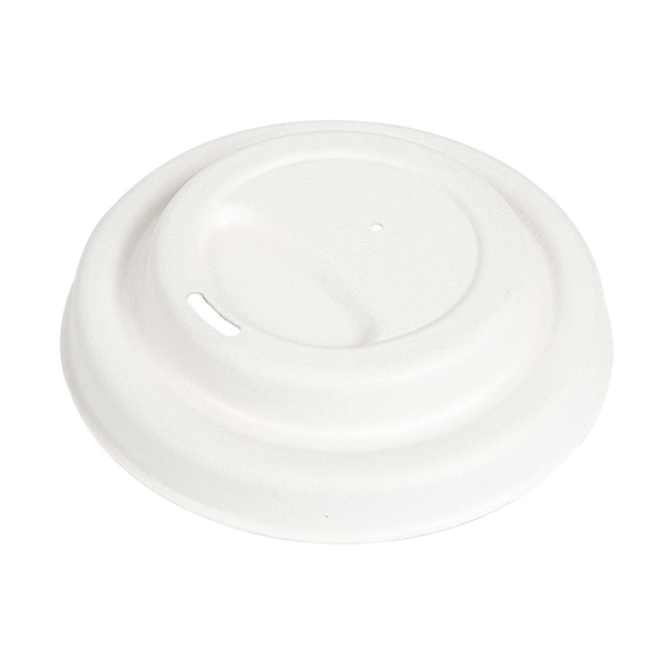 Tapas Para Vasos Cafe Ø9 cms Paq-50 Blanco Bagazo Garcia de Pou