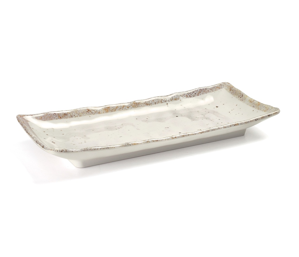 Fuente Rectangular Long 28,6x12,7 Melamina EARTH Lacor