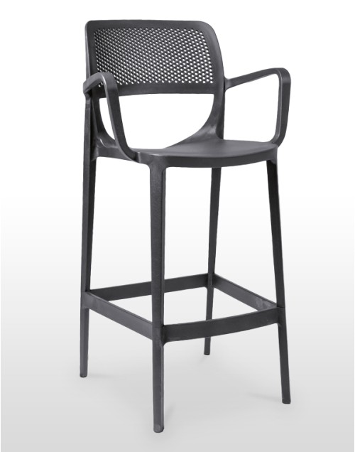 Taburete Con Brazos Polipropileno Moguer