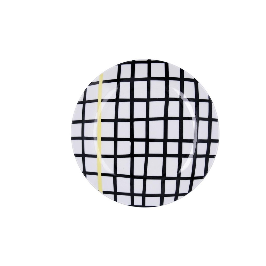 Plato Postre 19 Cms Porcelana ZigZag Arcoroc
