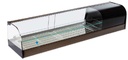 Vitrina Refrigerada Cristal Curvo Cuba Plana Estante Intermedio Grupo Incorporado