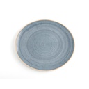 Plato Combinado 30x27 Porcelana Terra Azul Ariane