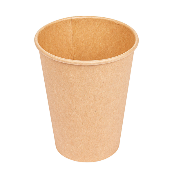Vaso 240 Ml Bebidas Calientes 1 Pared Marron Cartoncillo Paq-50 Garcia De Pou