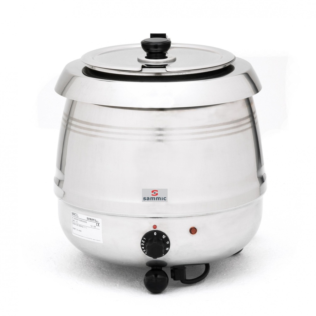 Olla Sopa 10 Lts Acabado Acero Inoxidable OSI-10 Sammic