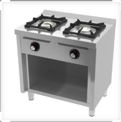 Cocina Gas Dos Fuegos  A GAS 800x600x860