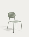 Silla apilable de exterior Brai de acero galvanizado