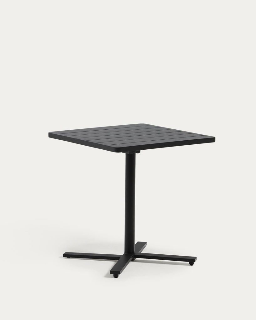 Mesa plegable de exterior Torreta de aluminio 70 x 70 cm