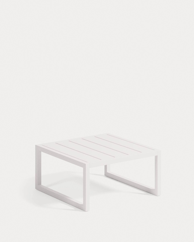 Mesa auxiliar de exterior Comova de aluminio 60 x 60 cm