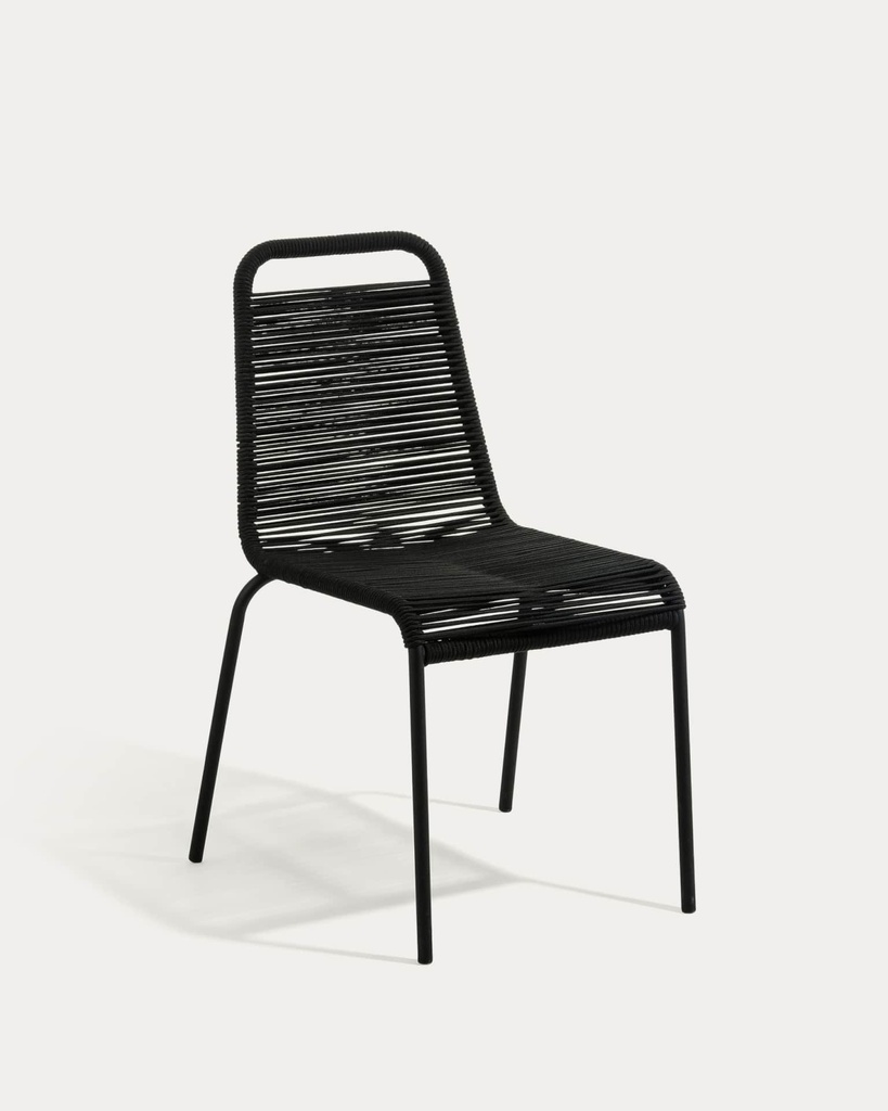 Silla apilable Lambton de cuerda y acero