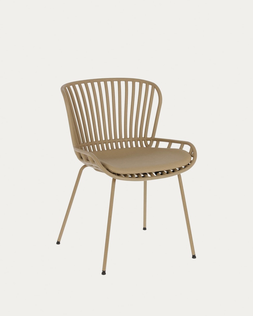 Silla Surpik de polipropileno y acero con cojín