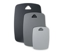 Set 3 tablas de corte Grey 20x15/30x20/35x25 cm Lacor