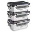 Set 3 recipientes EcoInox 12,5x9 cm 260 (x3) ml Lacor