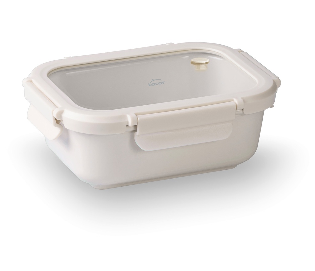 Recipiente Ceram Cream 17x13 cm 650 ml Lacor