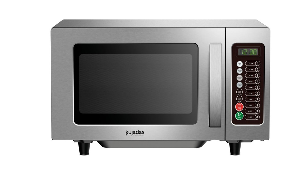 Microondas profesional de 25L con control táctil Pujadas