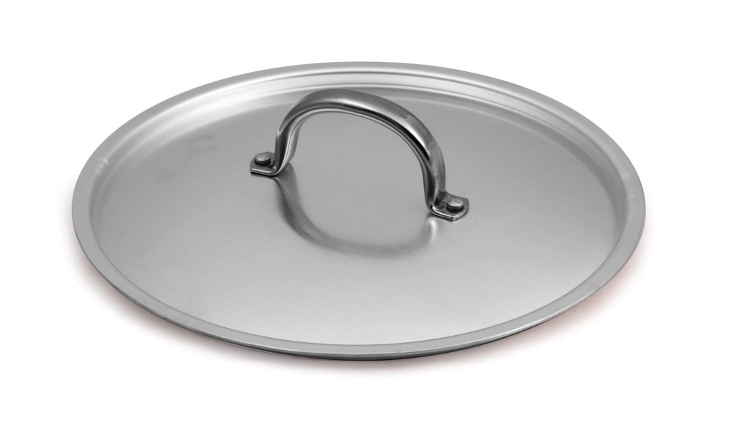 Tapa Century de 28 centímetros de aluminio con asa de acero inoxidable Pujadas