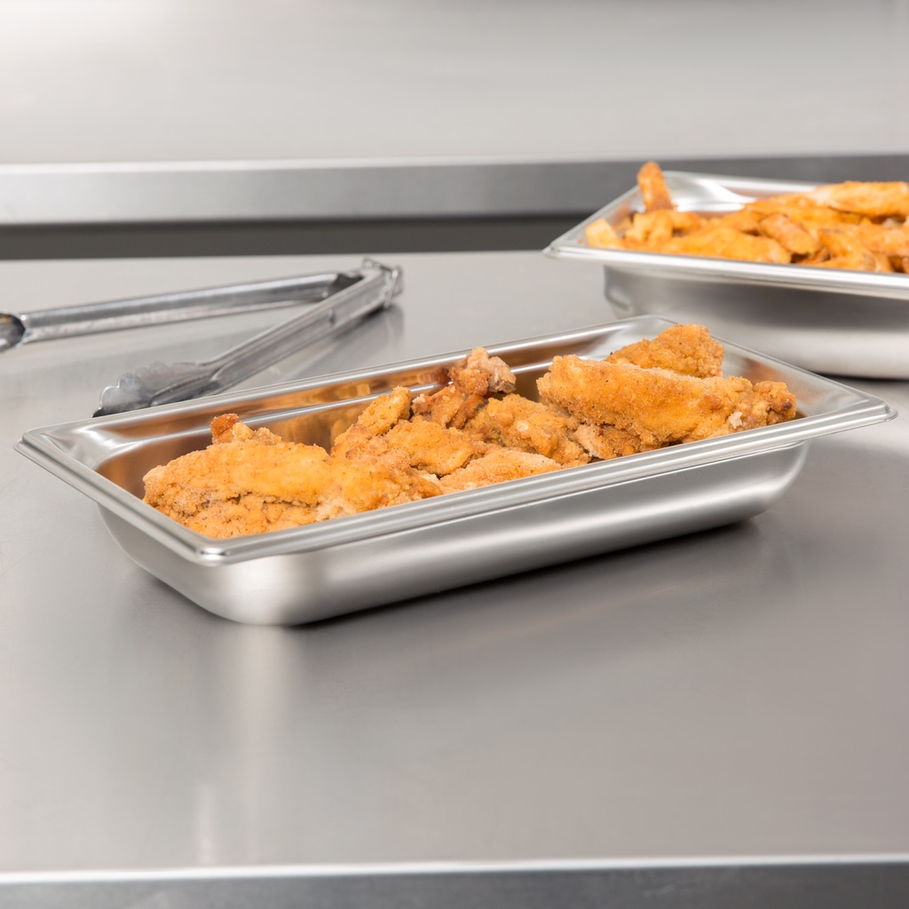 Cubeta Gastronorm Super Pan 3® de acero inoxidable de tamaño 1/3 y 55 mm de profundidad Pujadas